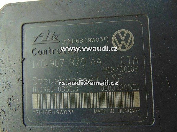 ABS W AUDI ŠKODA SEAT  1K0614517AA 10020602214 1K0907379AA 10096003603 Záruka  - 3