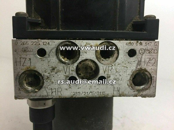 4B0 614 517 G Hydraulický blok jednotky ABS 4B0614517G VW Passat 3BG Audi A6 4B s ESP Z druhé ruky - 3