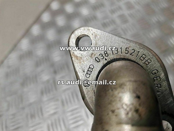 038 131 521 BB  ASSAT B5.5 2002 Nafta EGR potrubí trubka - 2