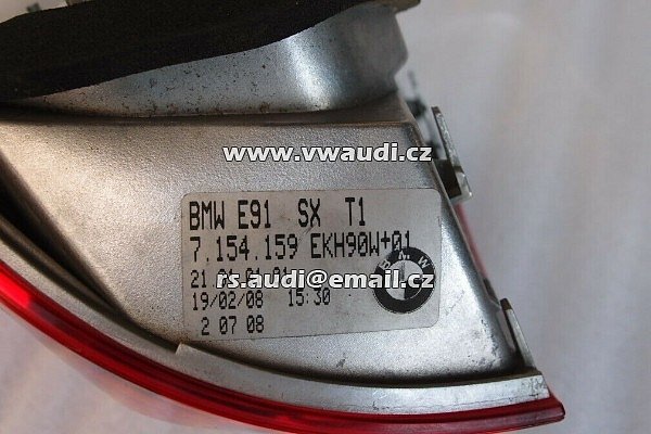 7 154 159 BMW E91 325 i 218 Hp rok 09 LCI Led zadní světlo levé - 4