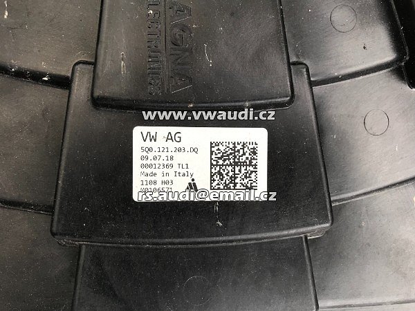 5Q0 121 205 BB  skříň ventilátoru Audi VW Golf 7  2015  - 4