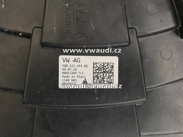 5Q0 121 205 BB  skříň ventilátoru Audi VW Golf 7  2015  - 5