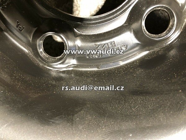 8W0 601 027 T125 / 70 R19 100M  Audi A4 B9 8W  rezervní kolo 19 palců pro  - 4