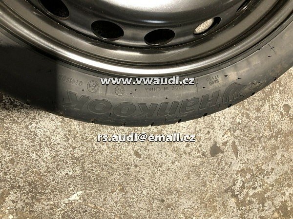 8W0 601 027 T125 / 70 R19 100M  Audi A4 B9 8W  rezervní kolo 19 palců pro  - 5