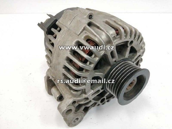 03C 903 023 B  Alternátor 110A 03C903023B VW GOLF V (1K1) 1.4 TSI  VALEO  - 4