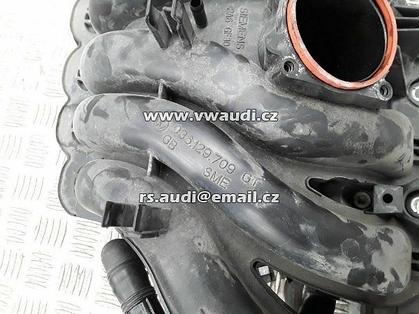 036 129 709 GT Golf V 5 2007 1.4 bud motor sací potrubí 036 - 4