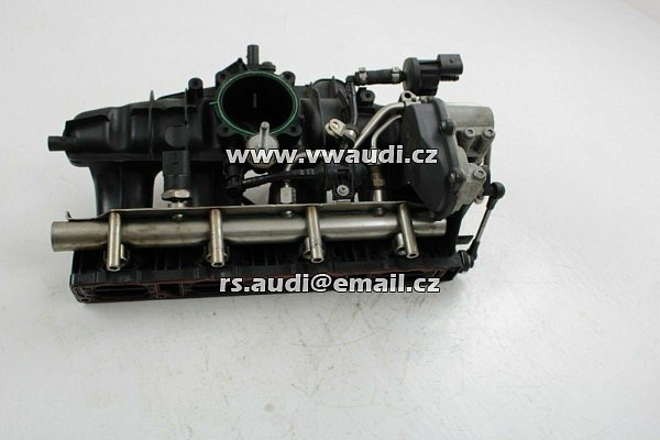 Audi A4 A6 2.0 TFSI Sací potrubí motoru 06F133201N - 2