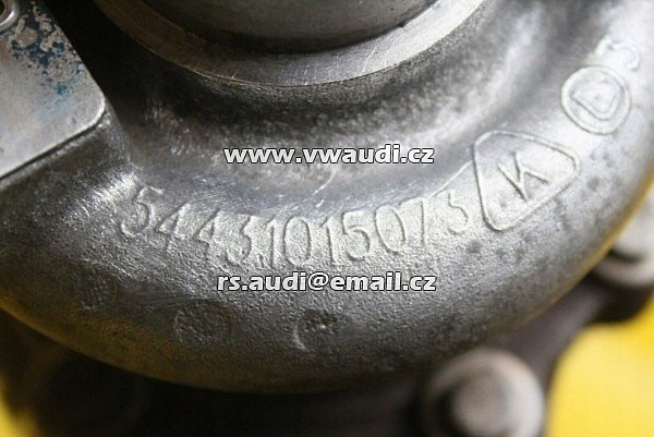 038 253 014 G / KKK 54431015073 Volkswagen Golf 5 V TDI 038253014G OE Turbodmychadlo  - 2