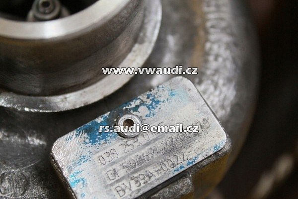 038 253 014 G / KKK 54431015073 Volkswagen Golf 5 V TDI 038253014G OE Turbodmychadlo  - 3