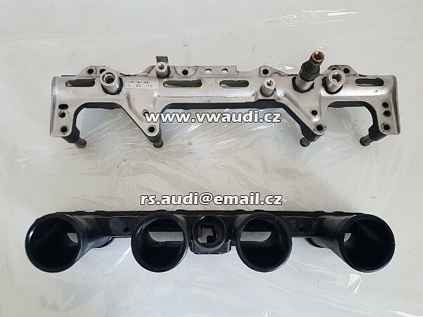 Sací potrubí 06F133209 2902010639 06D133340 Ovladač vzduchové klapky Audi A3 8P Orig - 4