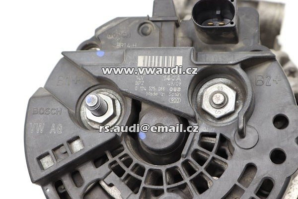 Alternátor 140A 06B903016AB VW Golf 6 Tiguan Passat 3C Audi A3 8P A4 B6 B7 - 2