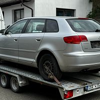 motorek steracu Audi A3 Sportback 1,9 TDI 2007 8PAAJ4 přední sklo okno - 4