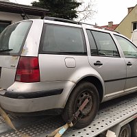 1J4 845 201 G sklo dveri LEVÉ PŘEDNÍ Golf 4 IV TDI Variant GOLF - 4