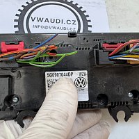 ovládací panel klimatizace VW Passat B8 5G0907044DP topení ventilace vyhřívání sedadel - 6