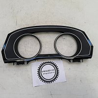 3G1 858 366 A CZH  VW Passat B8 3G obložení tachometru ČERNÝ LAK + CHROM  3G1858366A 3G1857053 - 2