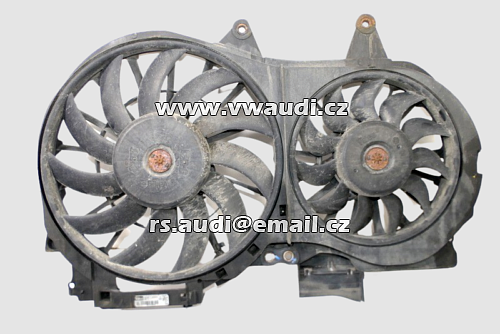 8E0 121 207 C  ventilátor chladiče elektrický AUDI A4 (8E2, B6) 2003 Audi A4 B6 B7 A6 4B 2,0FSI AWA