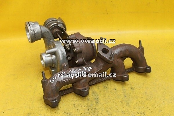 038 253 014 G / KKK 54431015073 Volkswagen Golf 5 V TDI 038253014G OE Turbodmychadlo 