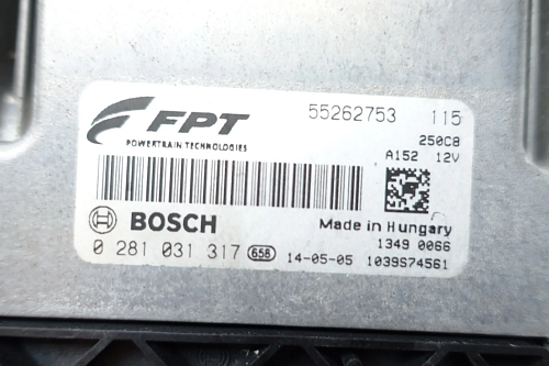 řídicí jednotka motoru Fiat Ducato 3.0 ECU Bosch 0281031317 - 55262753  2015