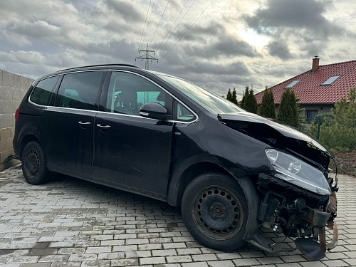 VW Sharan 7N 2012 pas bezpecnostni tribodovy vlevo 1 05/10-11/15 RAA cerna